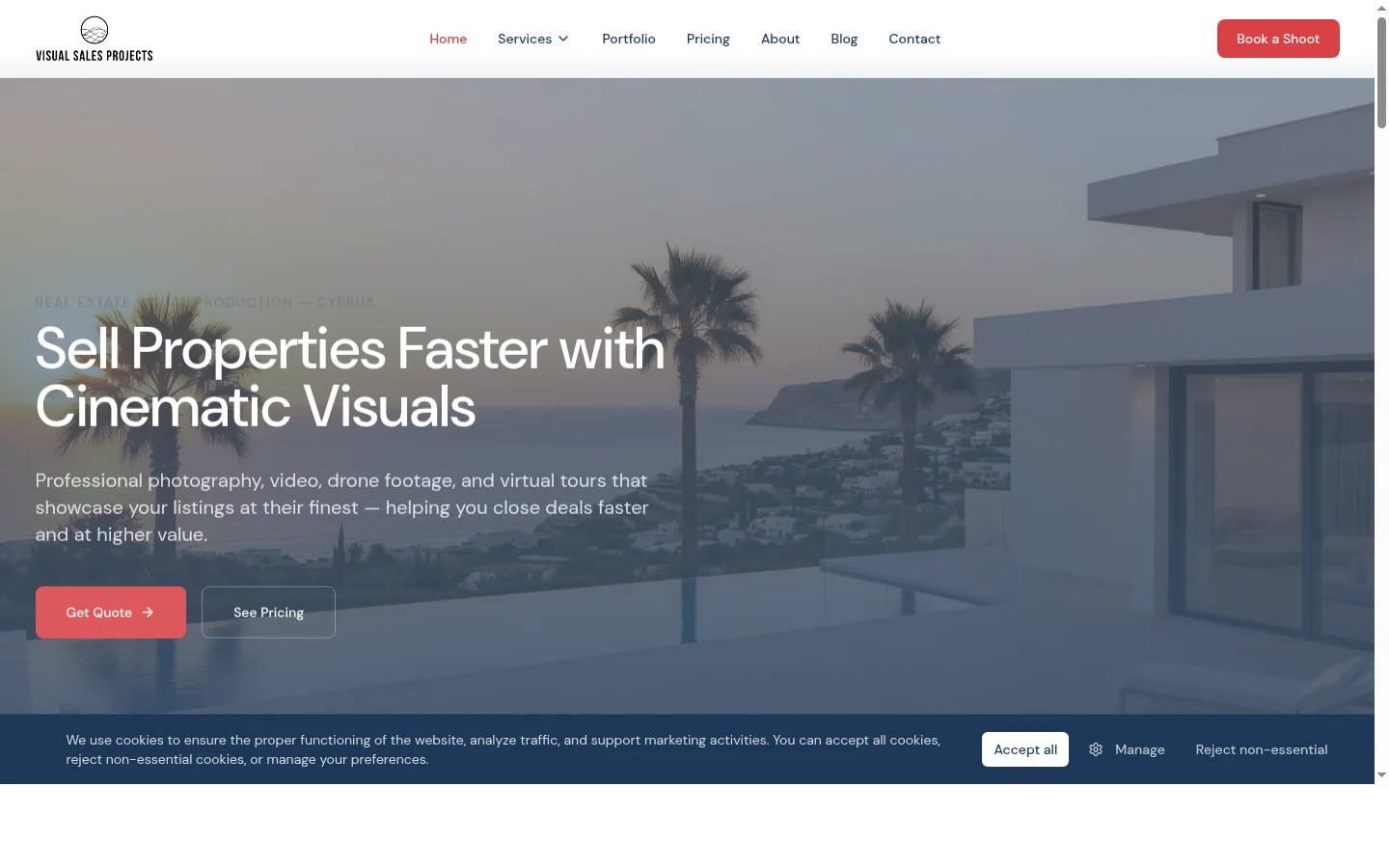 Visual Sales Projects: Real estate photo and video, Cyprus